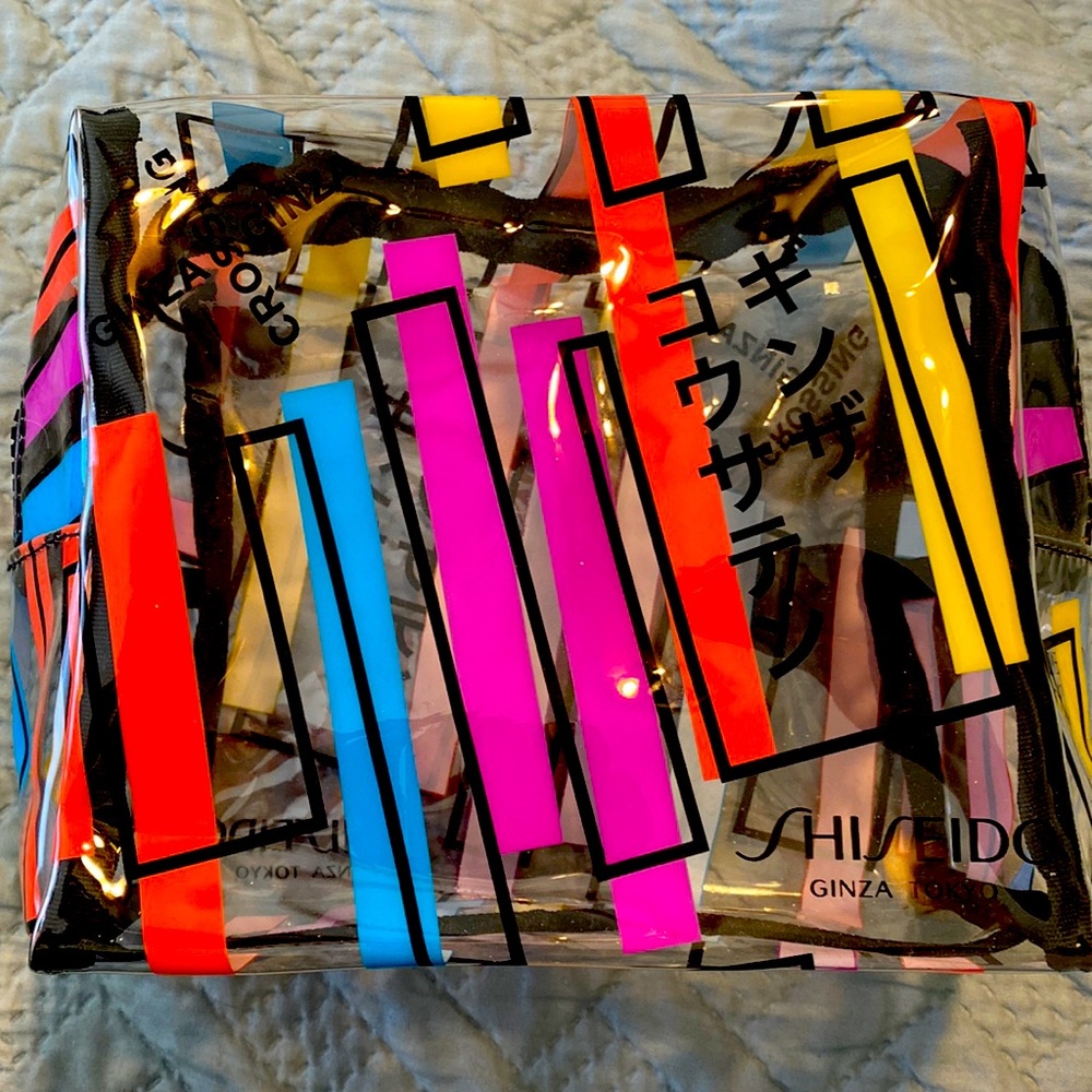 New Shiseido Ginza Tokyo makeup bag